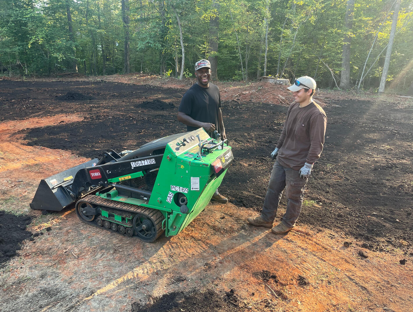 TriBolt Property Solutions Lawn Grass Landscaping Aeration Project